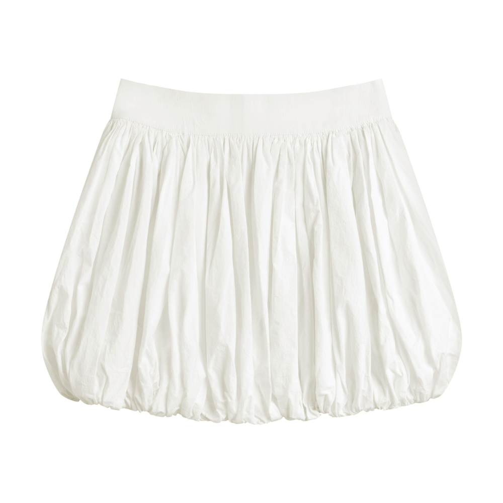 Grace your wardrobe with this organic cotton mini skirt available to shop online. Shop Now!