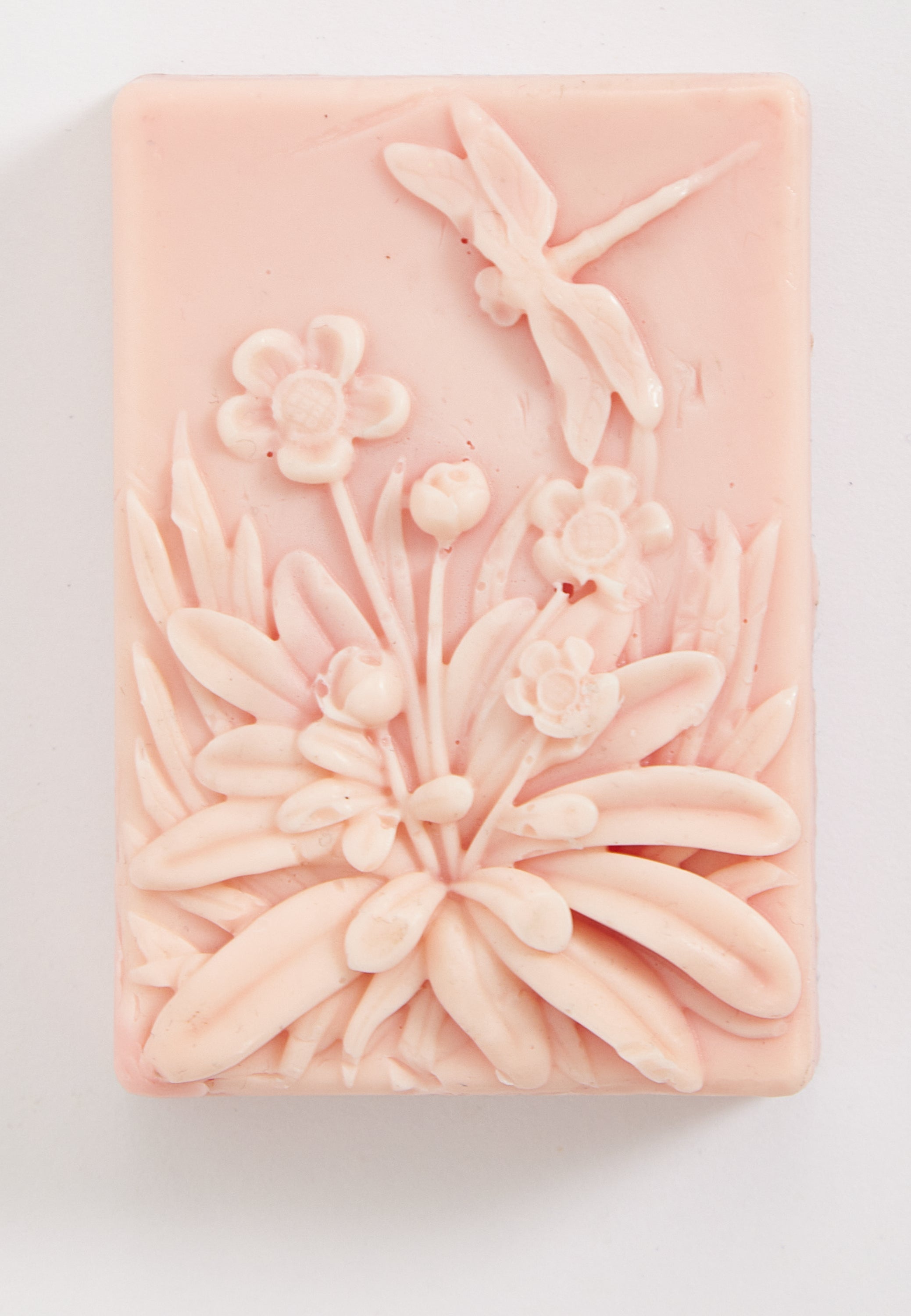 Liquorish Dragonfly flowers Floral Soap Handmade Soap