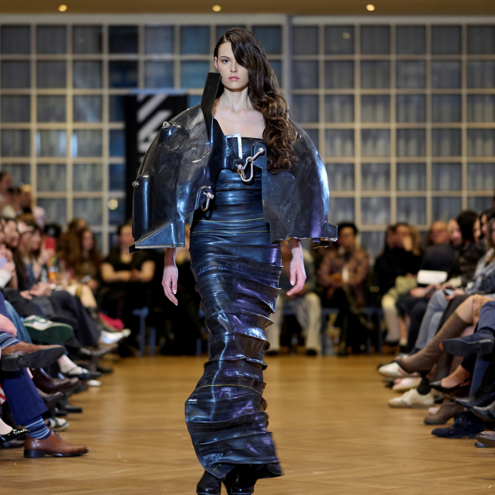 Upcycled Car Bumper Sculptural Shoulder Piece