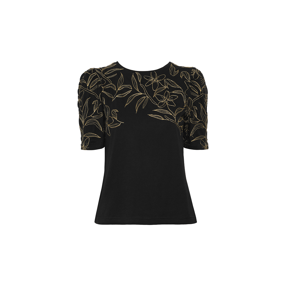 TT T-Shirt Top Manuela Black