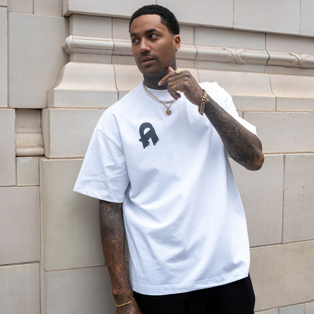 Explore shop new arrivals for Oversized Signature Tee White Mens. Shop Now!