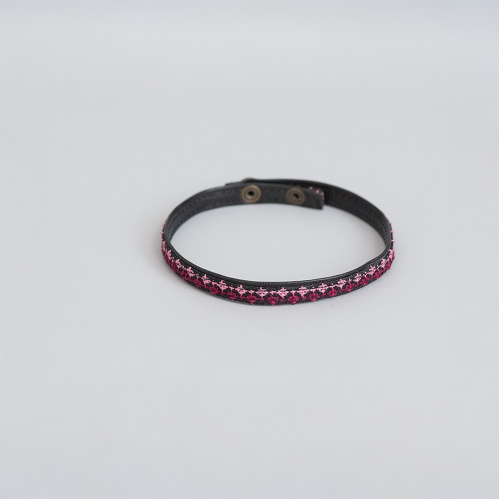 The choker wrap bracelet is a fun accessory that's sure to turn heads.