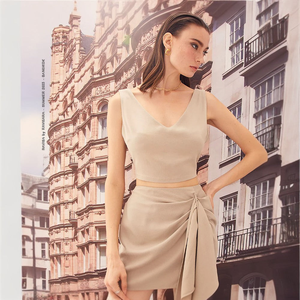 Tie Skirt is the ideal option for a day-to-night transformation wrapped up in soft, highest-grade fabric.