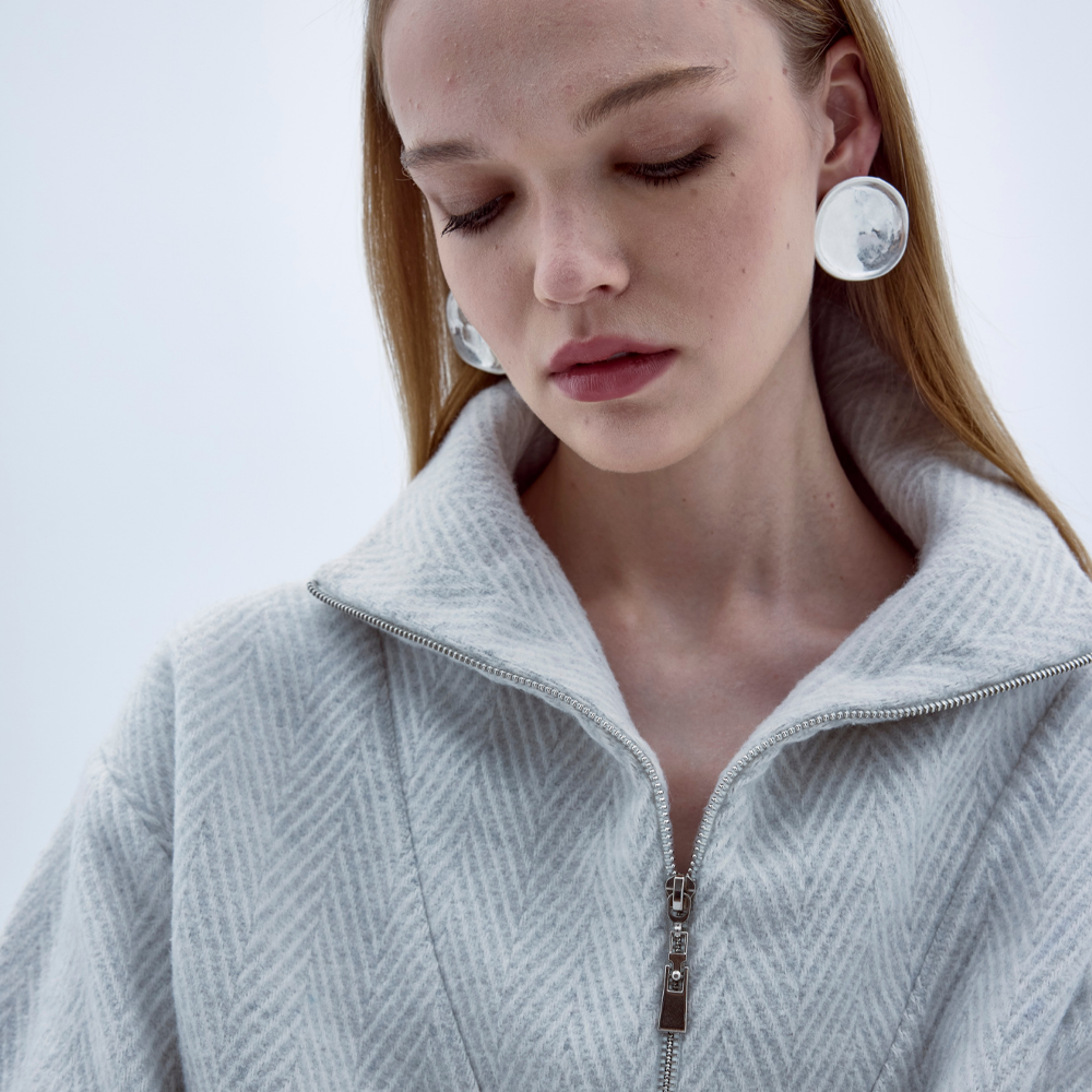 Elevate your style with Travis Wool Zip-Neck Jumper luxury designer dress charm. Shop Now!