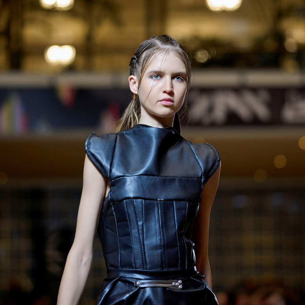 Black and White Platform Boots