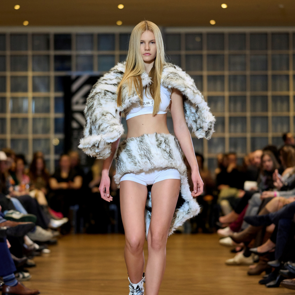 White Chunky Paint Boots