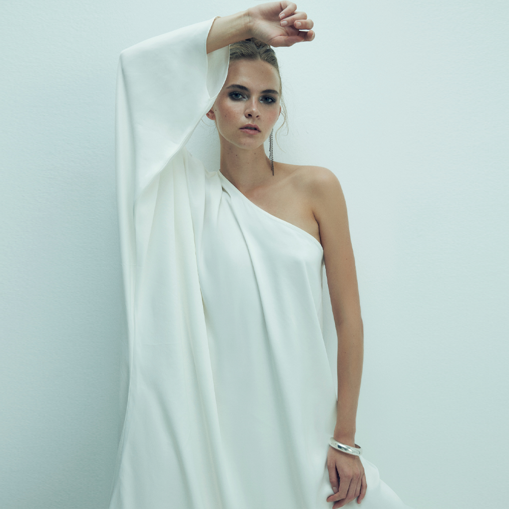 Venus One-Shoulder Maxi Dress