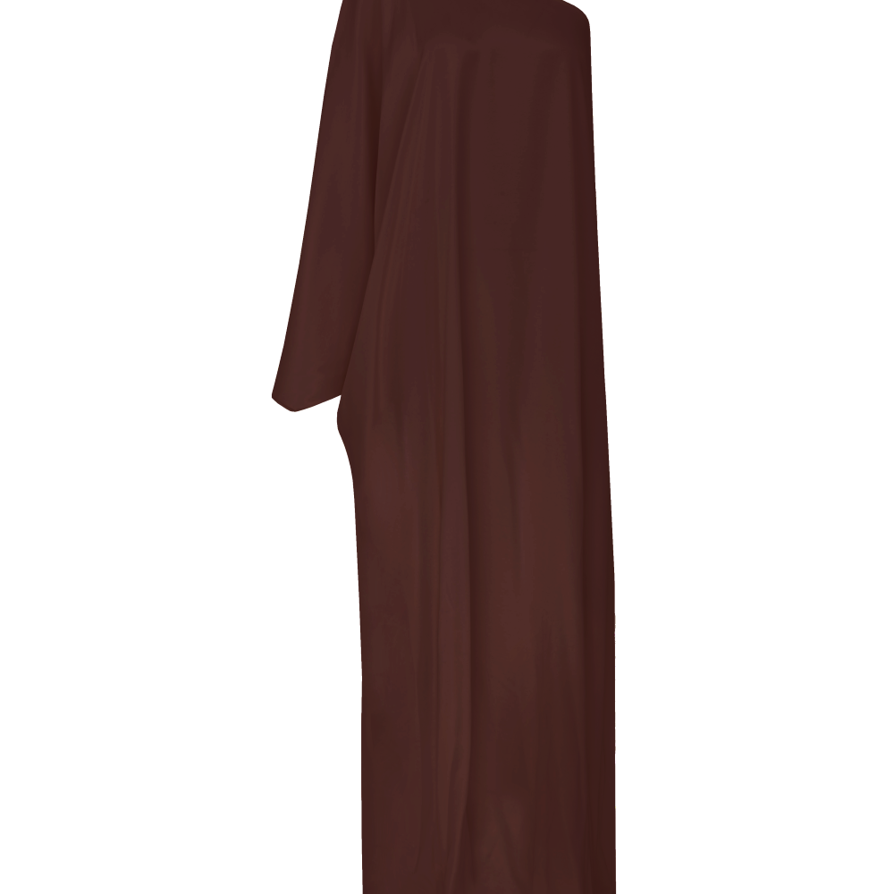Venus One Shoulder Maxi Dress In Dark Chocolate