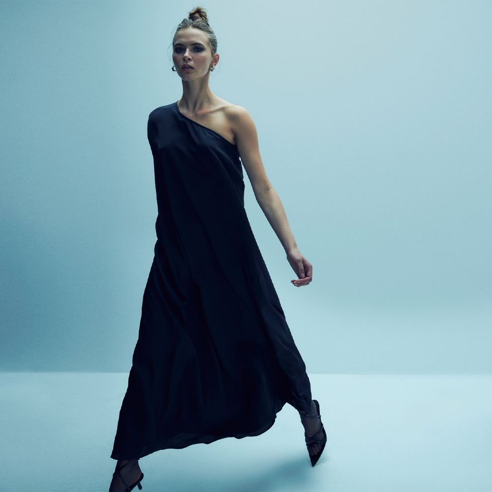 Venus One-Shoulder Maxi Dress