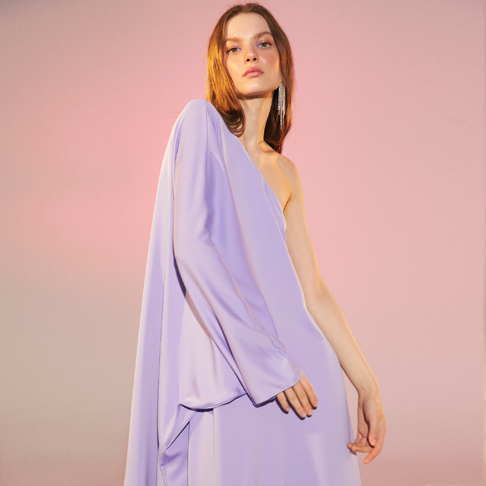 Venus One-Shoulder Maxi Dress