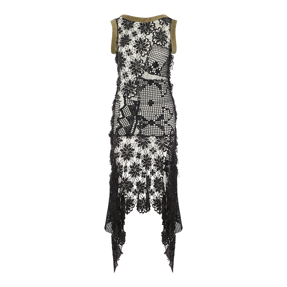 Explore Grace Weller's Vintage Patchwork Lace And Hotfix Dress for women. Shop now at our clothing brand's shopping website. Shop now!