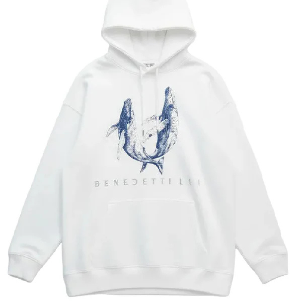 Shop online from our exclusive website and discover the Whale Hoodie, crafted from 100% certified organic cotton with an oversized fit for comfort, style, and sustainable everyday wear.
