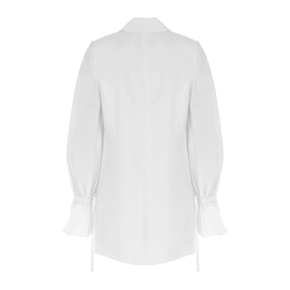 WHITE LINEN JACKET 100% LINEN (Eco-Friendly)