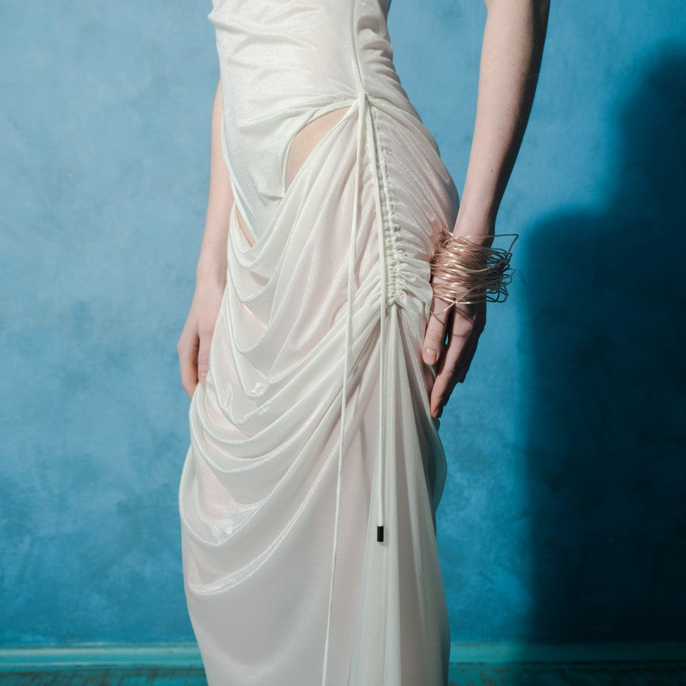 Luxe designer clothes in White Body Dress. Shop Now!