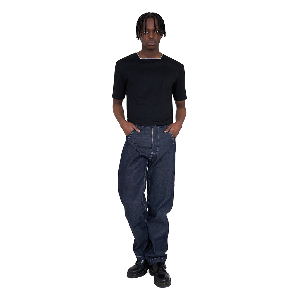 YEF Twisted Denim Trousers