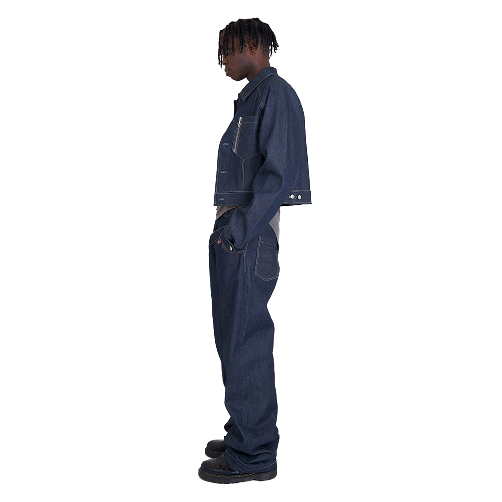 Yef Layered Denim Trousers