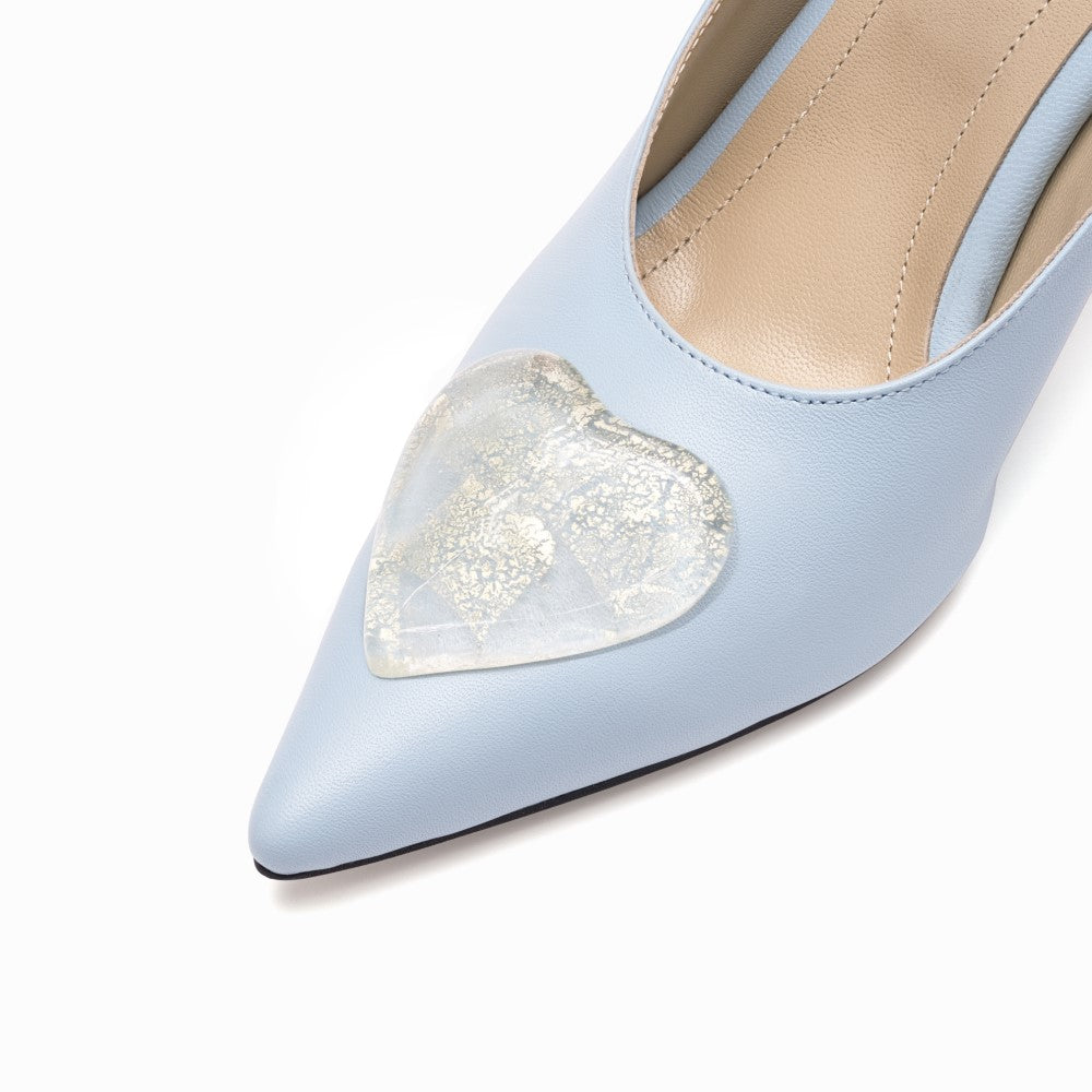Yoko Slingback Azure Ice brings elegance to online pumps shopping. Shop Now!