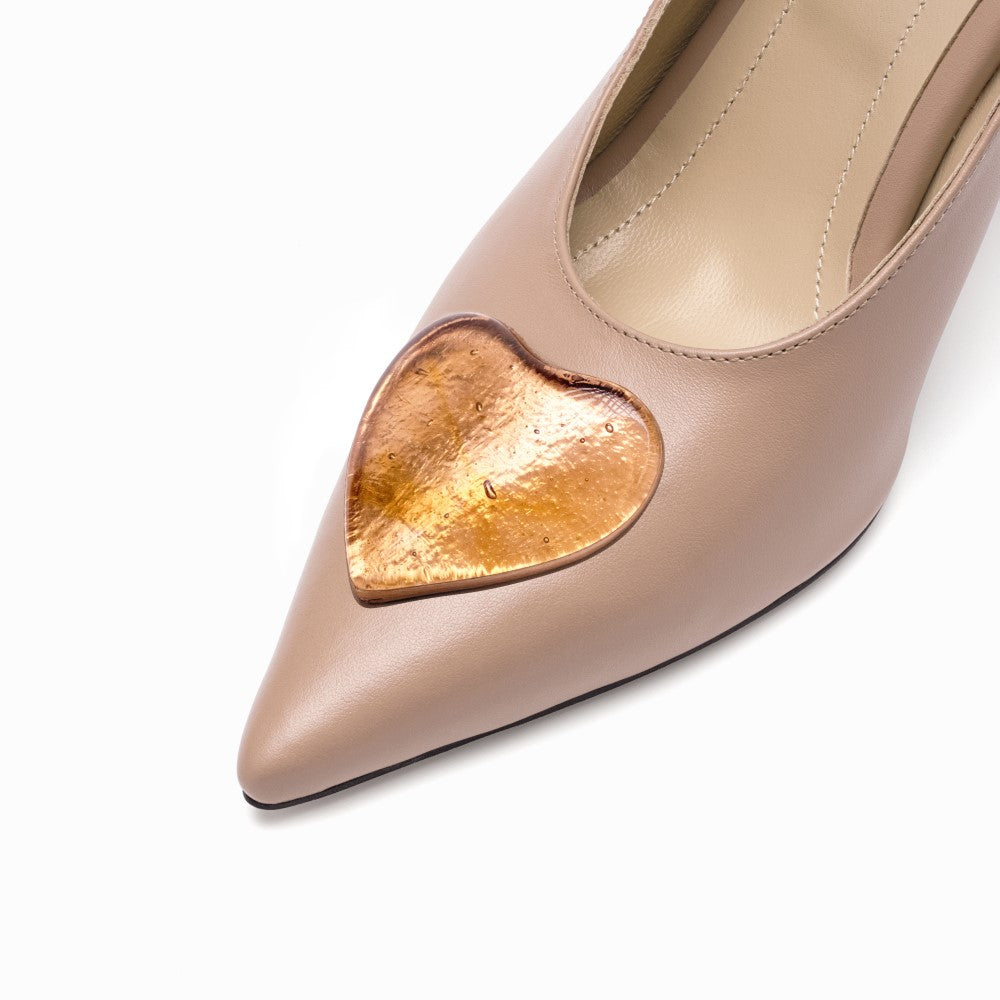 Yoko Slingback Nude Amour in the women’s heels shop brings soft elegant beauty. Shop Now!