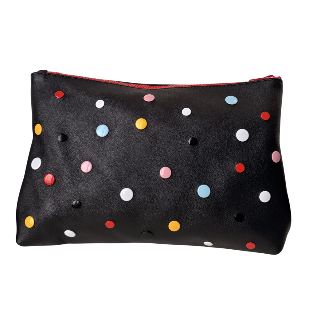 Zip Pouche Colour Dots