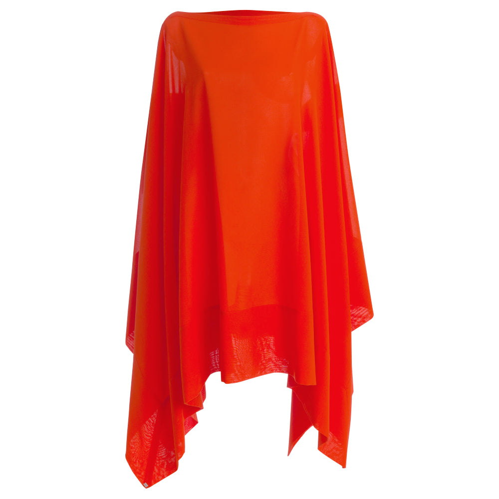 Discover the Split Cover at The Luxe Maison, featuring airy cotton batiste, a relaxed poncho silhouette, wide hem, and elegant boat neckline.