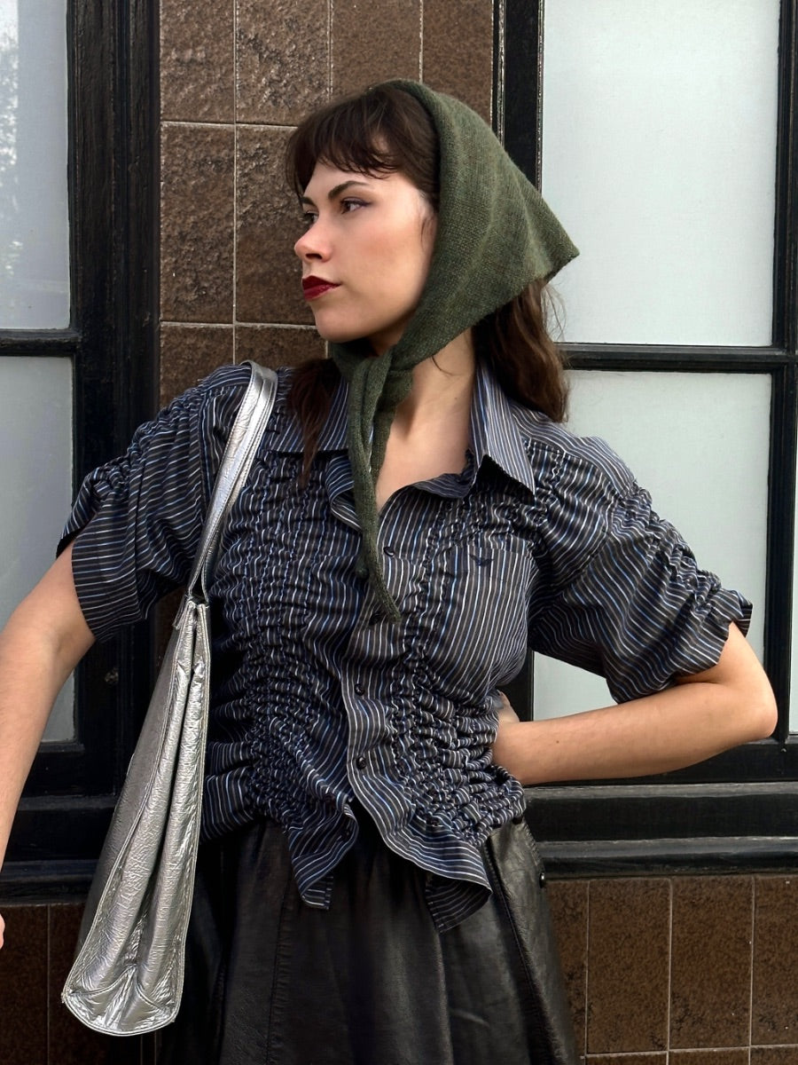 Nina Upcycled Check Shirt